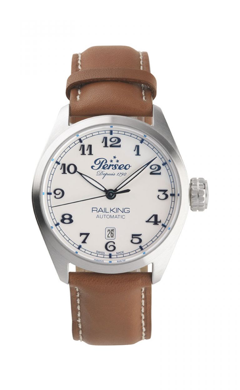 11339 RAILKING Silver Automatic (Swiss Made)
