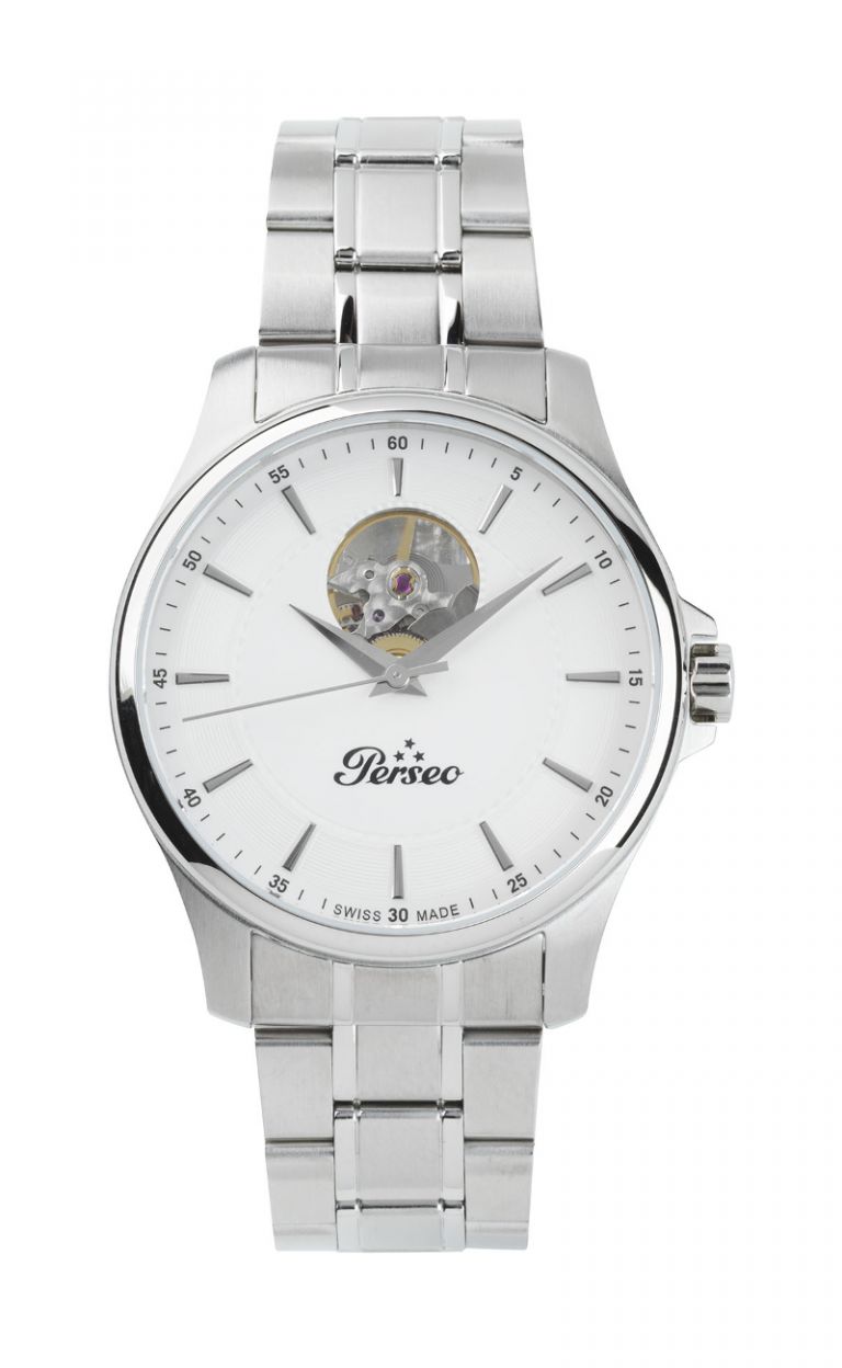 44050.01 OPEN HEART BIANCO Automatico (Swiss Made) PERSEO