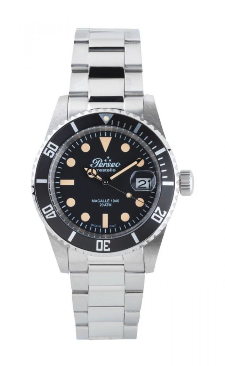 11360.01 BLACK Sommergibile Macallè Automatic (Made in Italy) PERSEO