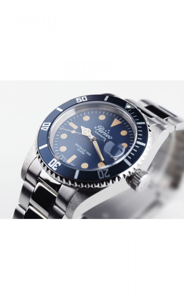 11360.01 BLUE Sommergibile Macallè Automatic (Made in Italy) PERSEO
