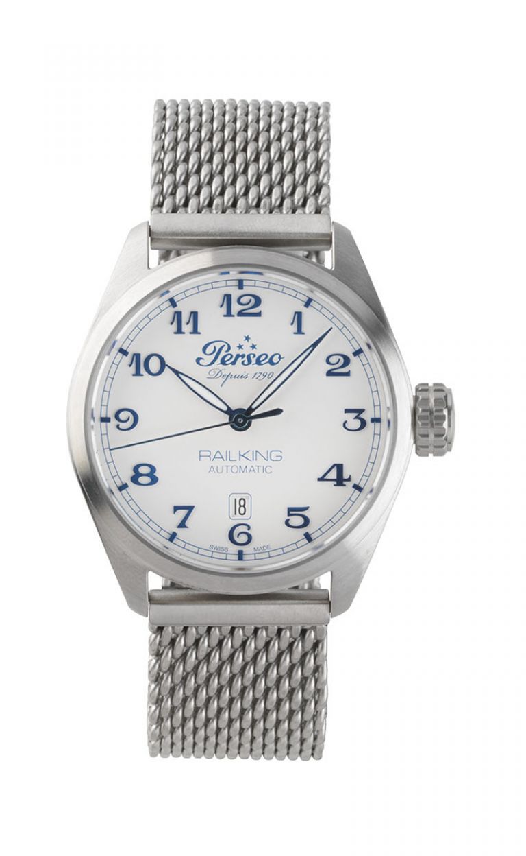 11339 B RAILKING Argento Automatico (Swiss Made) PERSEO
