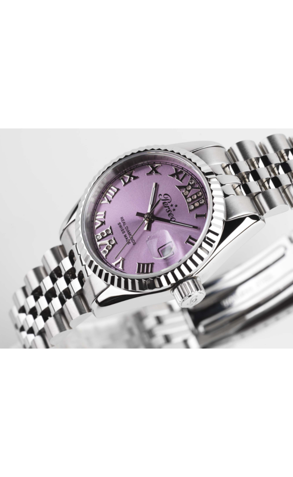 Ref. 2104.03 - Orologio Perseo Moderna Diamonds donna lilla - immagine 2