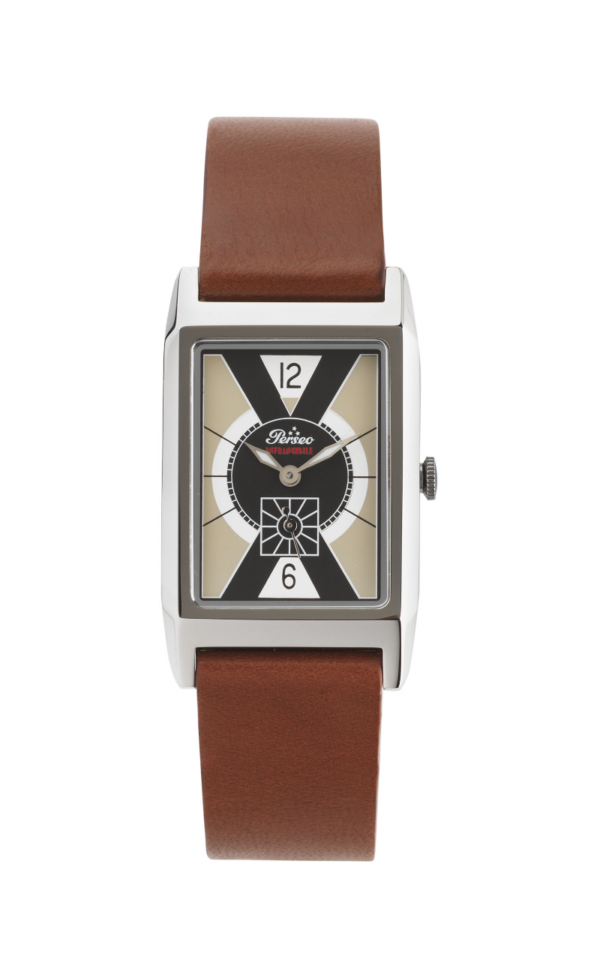 Ref. 2114.02 - Orologio Perseo Infrangibile uomo nero/beige quarzo