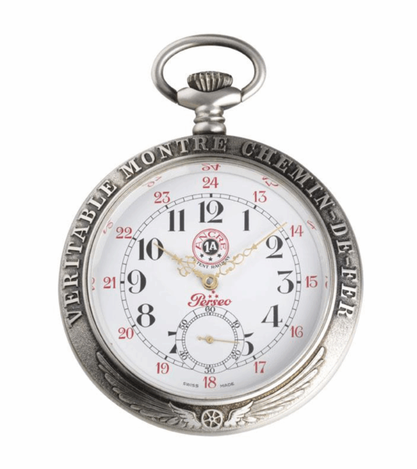 Ref. 16107 - Orologio Perseo VERITABLE arabo tasca in metallo “Vieil Argent”