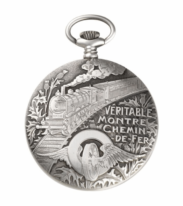 Ref. 16107 - Orologio Perseo VERITABLE romano tasca in metallo “Vieil Argent” - immagine 2
